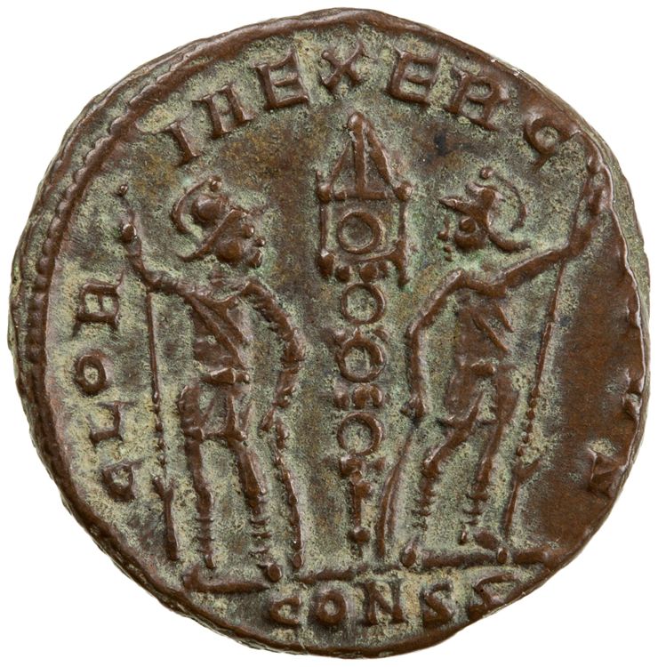 RIC VII Constantinople 139, реверс, American Numismatic Society (ans)