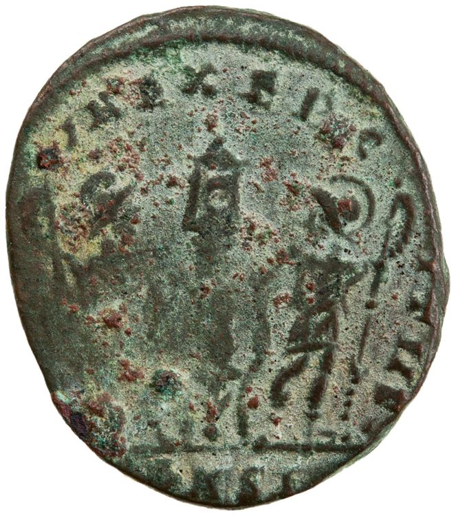RIC VII Constantinople 141, реверс, American Numismatic Society (ans)