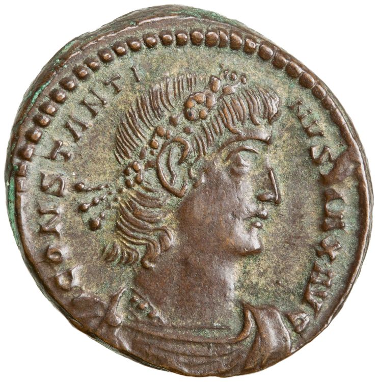 RIC VII Constantinople 149, аверс, American Numismatic Society (ans)