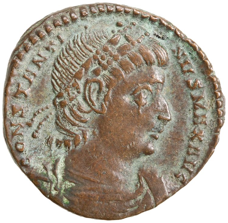 RIC VII Constantinople 149, аверс, American Numismatic Society (ans)