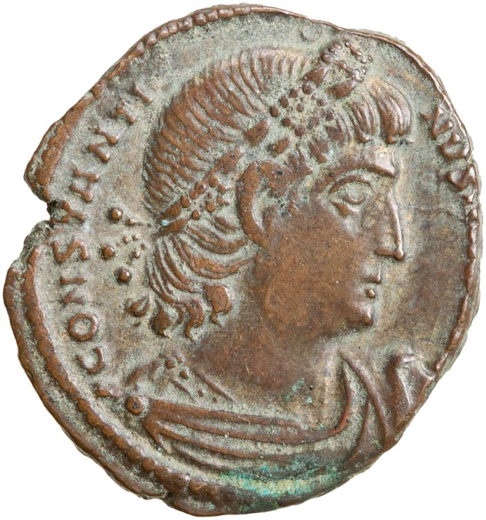 RIC VII Constantinople 149, аверс, American Numismatic Society (ans)