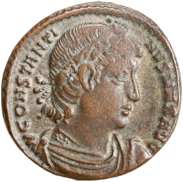 RIC VII Constantinople 149, аверс, American Numismatic Society (ans)