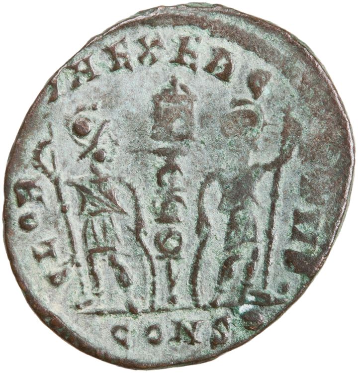 RIC VII Constantinople 150, реверс, American Numismatic Society (ans)