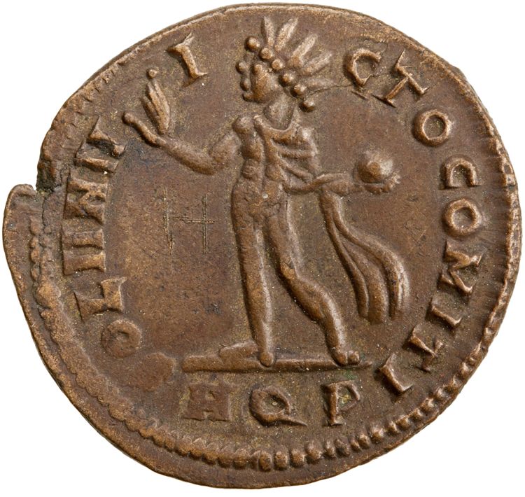 RIC VII Aquileia 4, reverse, American Numismatic Society (ans)