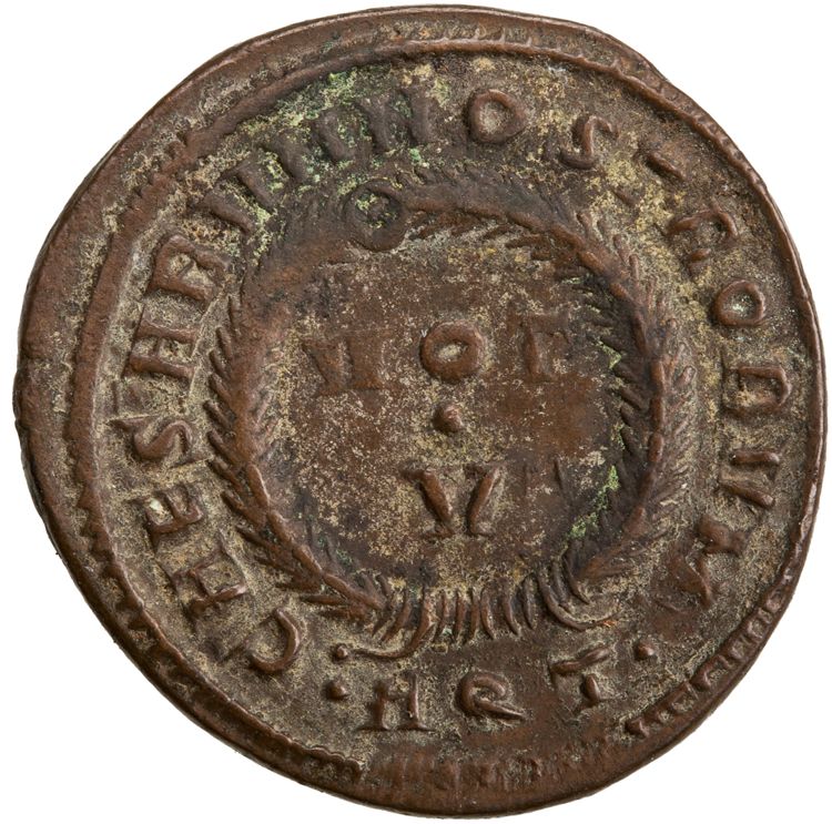 RIC VII Aquileia 95, reverse, American Numismatic Society (ans)