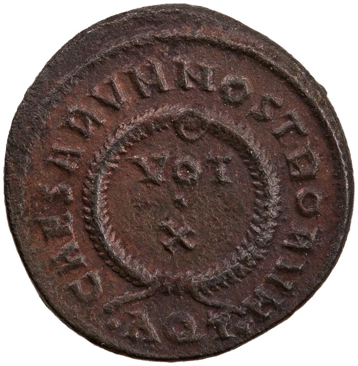 RIC VII Aquileia 101, reverse, American Numismatic Society (ans)