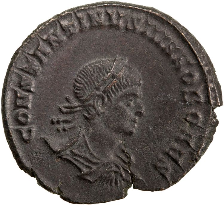 аверс RIC VII Ticinum 80