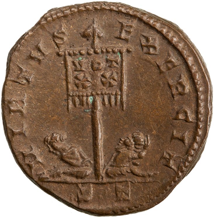 RIC VII Ticinum 116, реверс, American Numismatic Society (ans)