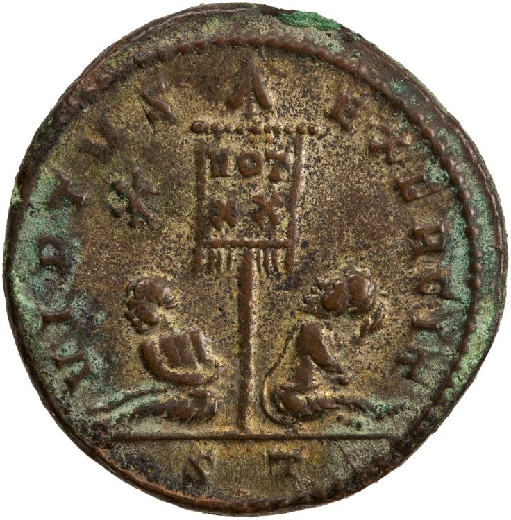 реверс RIC VII Ticinum 121