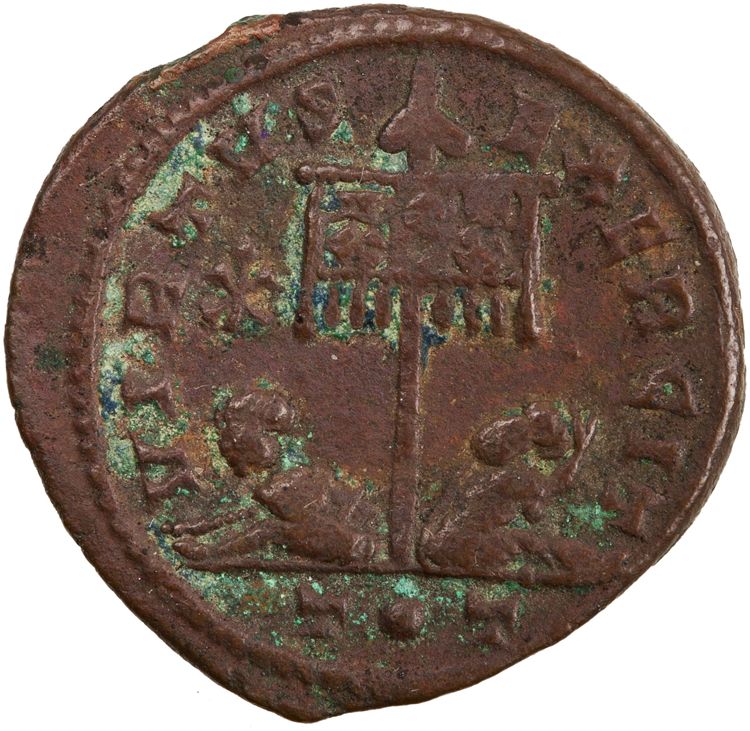 реверс RIC VII Ticinum 126
