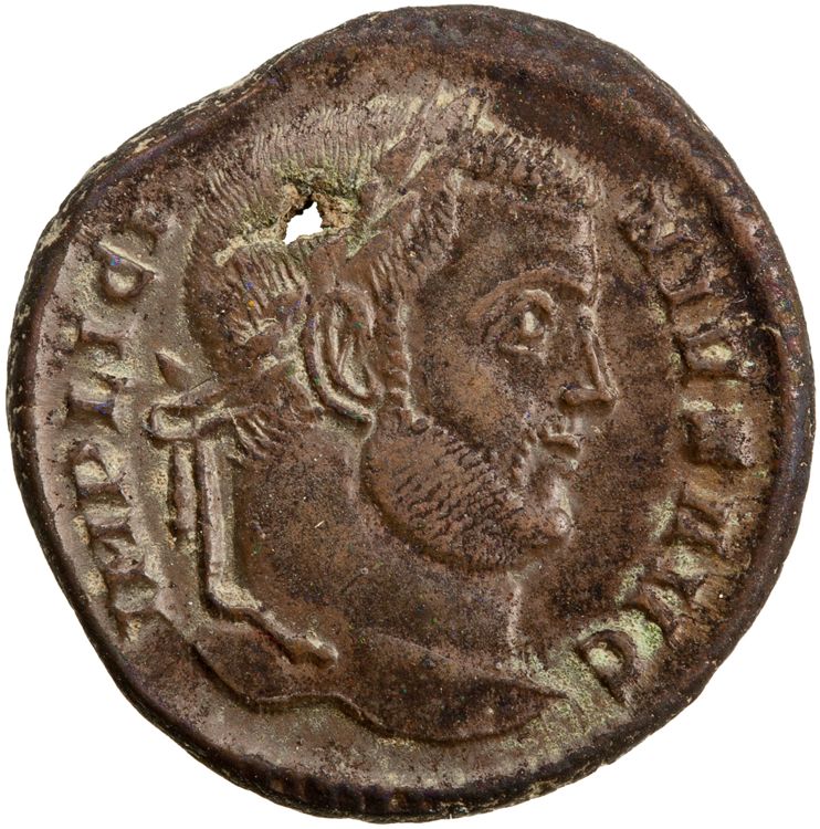 RIC VII Ticinum 132, аверс, American Numismatic Society (ans)