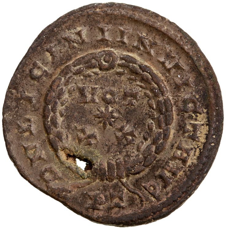 RIC VII Ticinum 132, реверс, American Numismatic Society (ans)