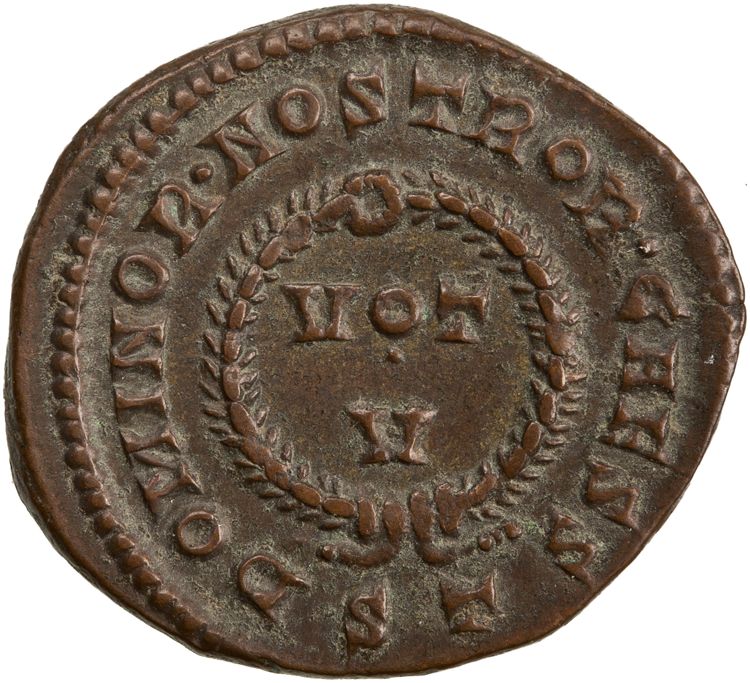 реверс RIC VII Ticinum 154