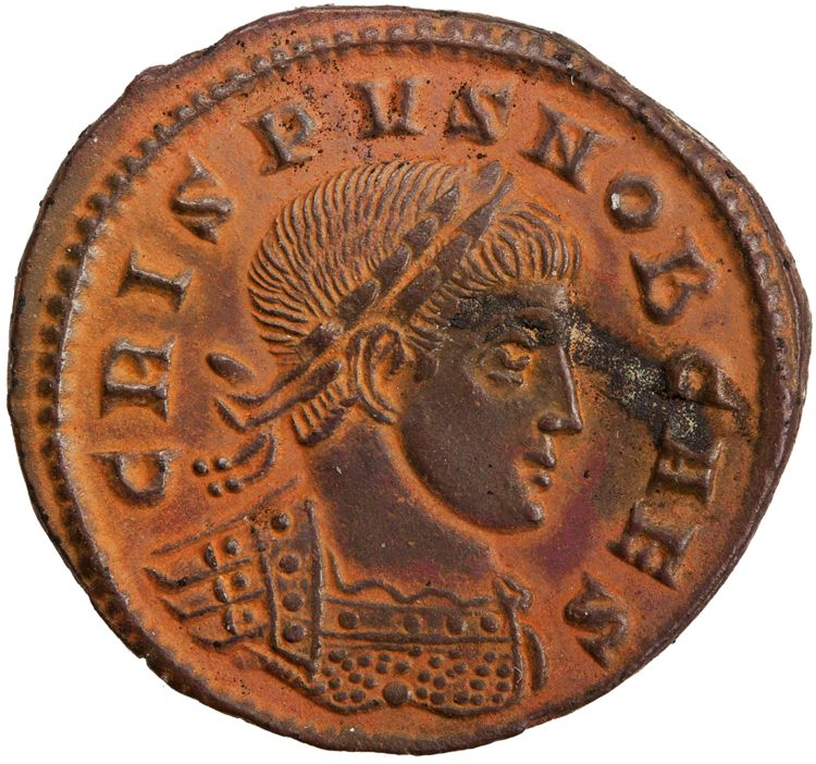 RIC VII Ticinum 156, obverse, American Numismatic Society (ans)