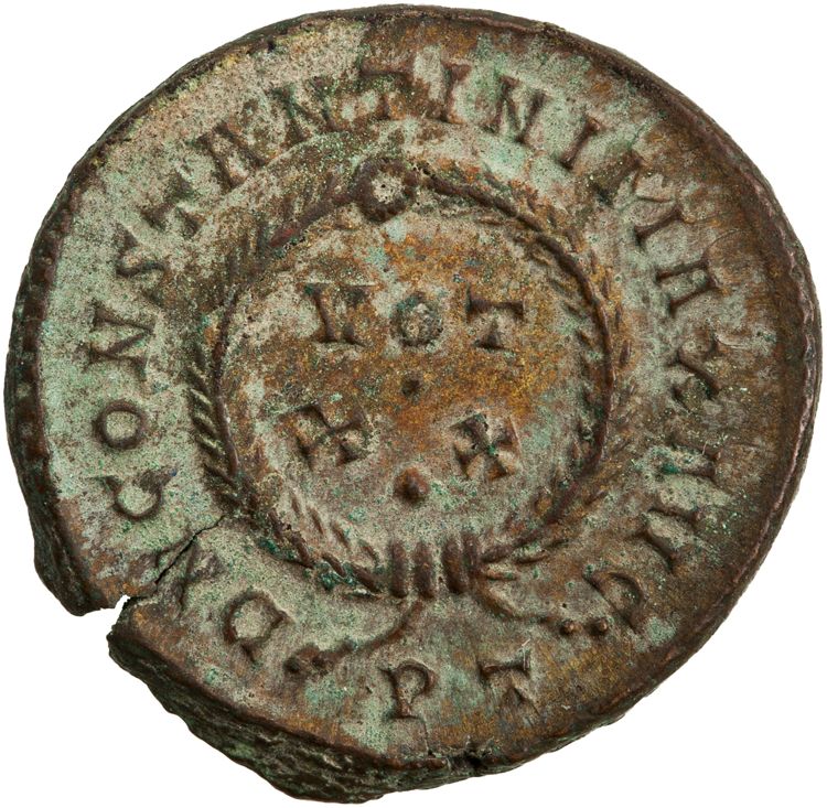 реверс RIC VII Ticinum 163