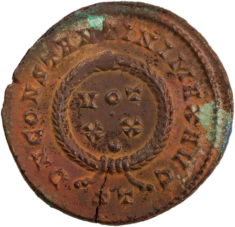 RIC VII Ticinum 163, реверс, American Numismatic Society (ans)