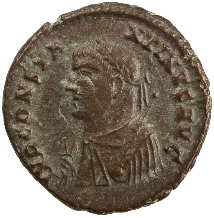 RIC VII Heraclea 16, obverse, American Numismatic Society (ans)