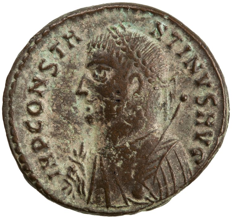RIC VII Heraclea 16, obverse, American Numismatic Society (ans)