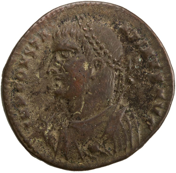 RIC VII Heraclea 16, obverse, American Numismatic Society (ans)