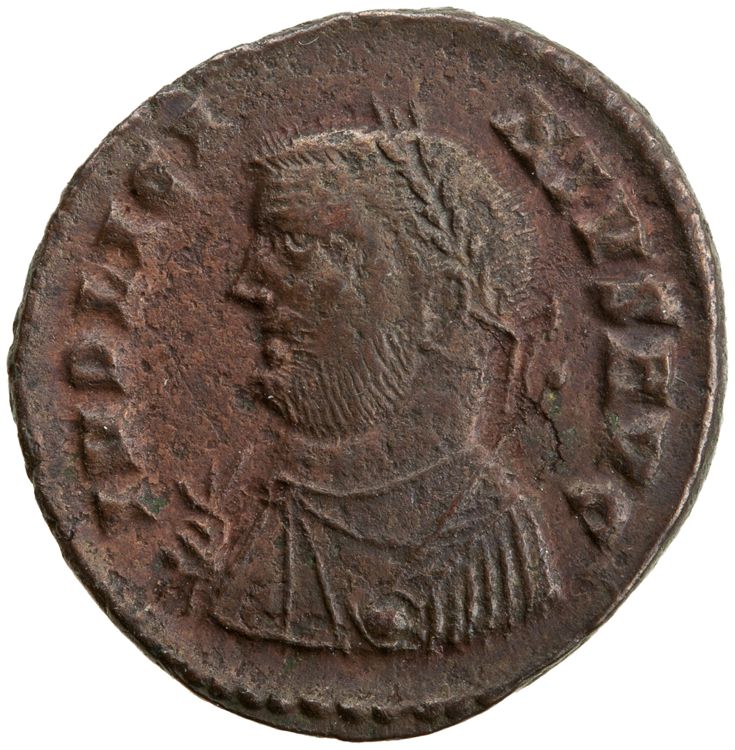 RIC VII Heraclea 34, аверс, American Numismatic Society (ans)