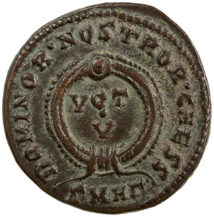 реверс RIC VII Heraclea 59