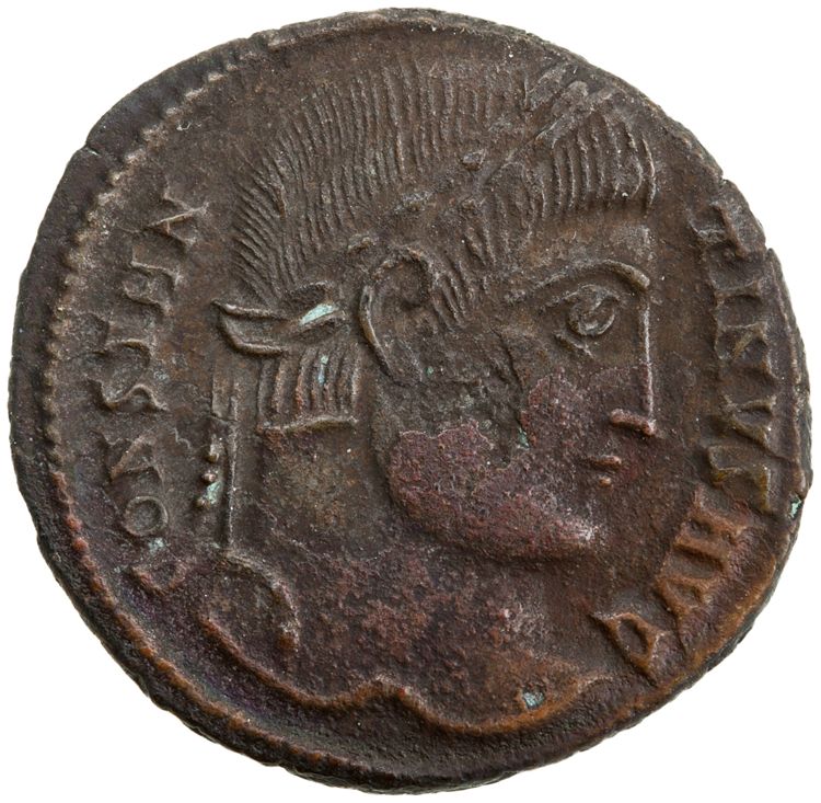 RIC VII Heraclea 82, obverse, American Numismatic Society (ans)