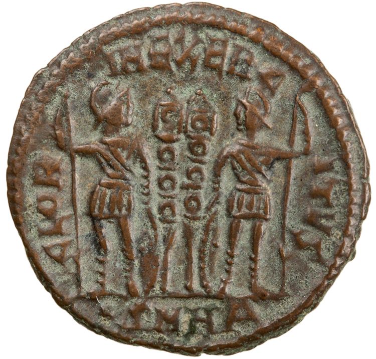 RIC VII Heraclea 117, реверс, American Numismatic Society (ans)