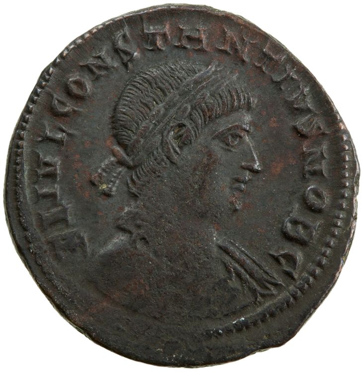 RIC VII Heraclea 118, obverse, American Numismatic Society (ans)