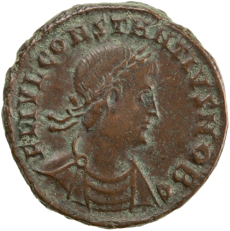 RIC VII Heraclea 118, obverse, American Numismatic Society (ans)