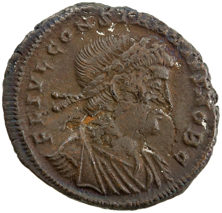RIC VII Heraclea 118, obverse, American Numismatic Society (ans)