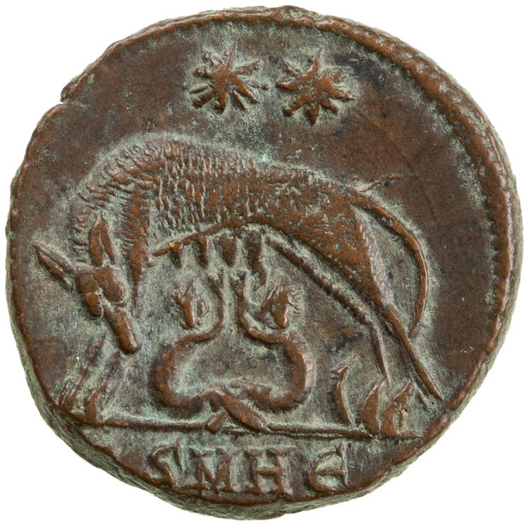 RIC VII Heraclea 119, реверс, American Numismatic Society (ans)