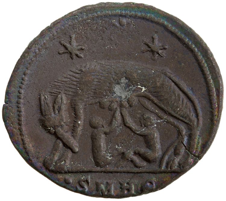 RIC VII Heraclea 119, реверс, American Numismatic Society (ans)