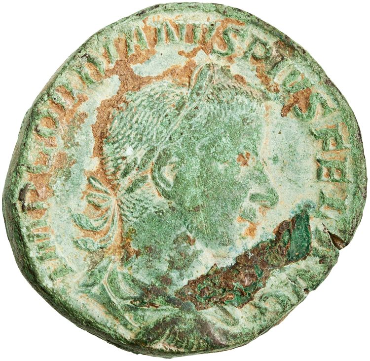 RIC IV Gordian III 304A, obverse, American Numismatic Society (ans)