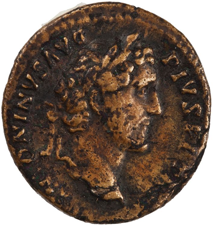RIC III Antoninus Pius 709B, аверс, American Numismatic Society (ans)