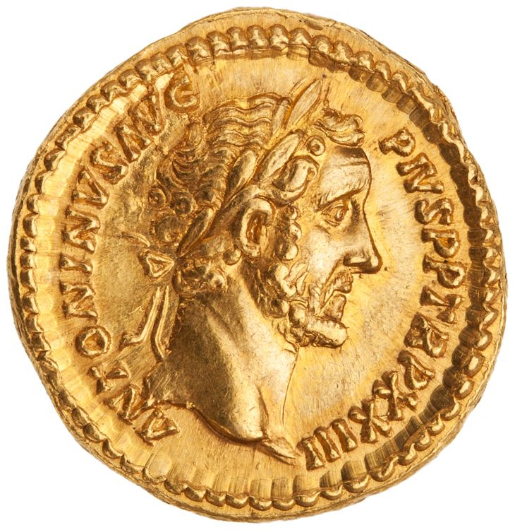 RIC III Antoninus Pius 302A, аверс, American Numismatic Society (ans)