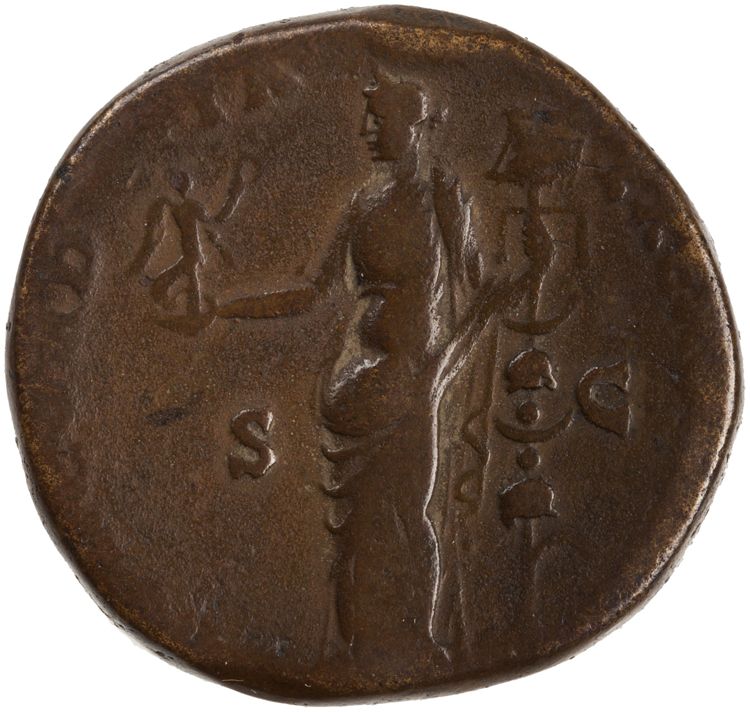 RIC III Antoninus Pius 600b, реверс, American Numismatic Society (ans)