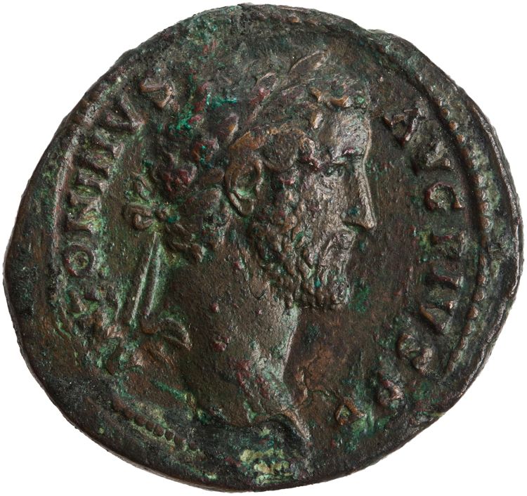RIC III Antoninus Pius 694A, аверс, American Numismatic Society (ans)