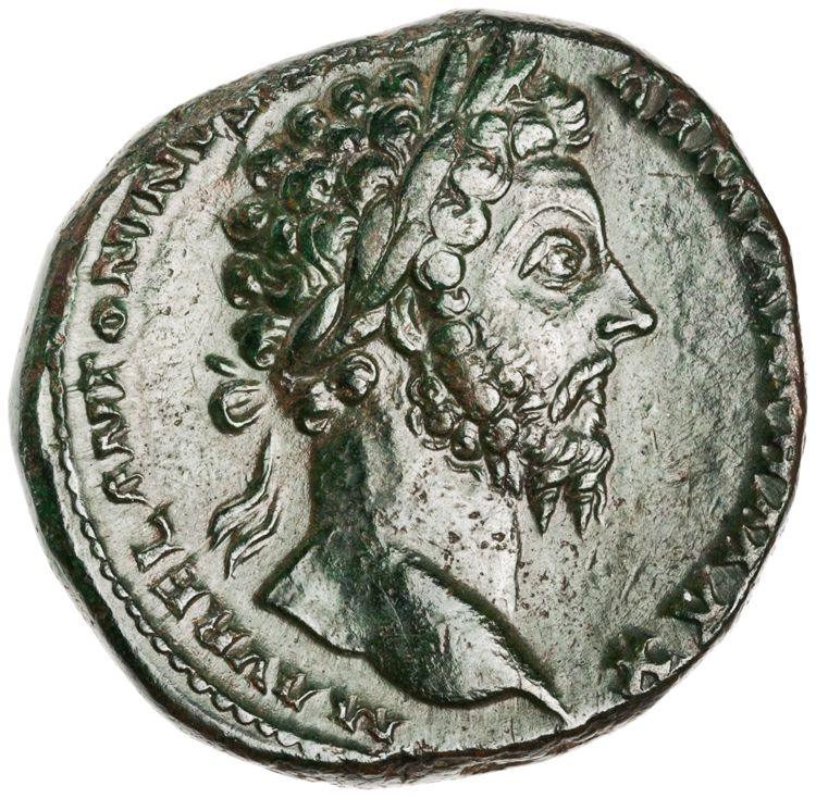 RIC III Marcus Aurelius 934, obverse, American Numismatic Society (ans)