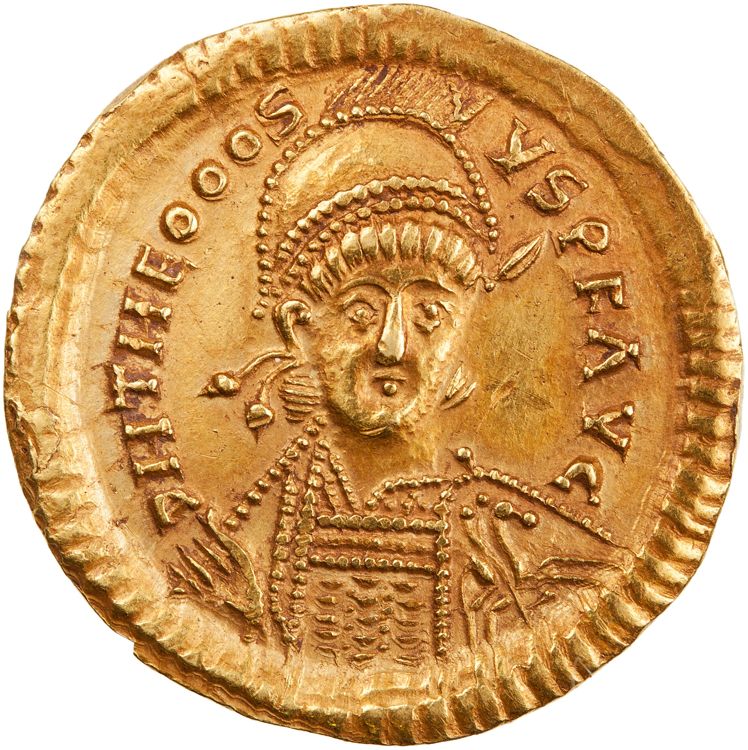 obverse RIC X Theodosius II (East) 313