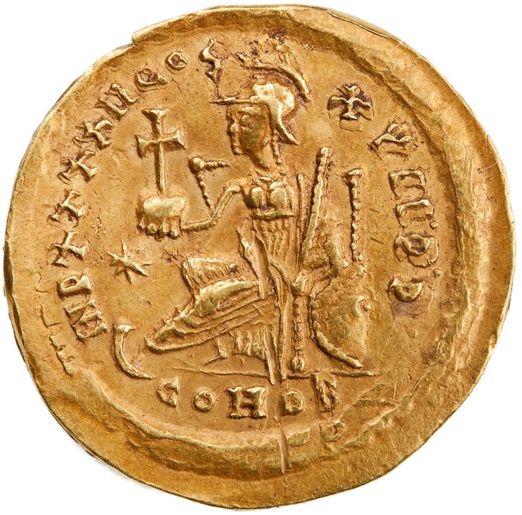 реверс RIC X Theodosius II (East) 313