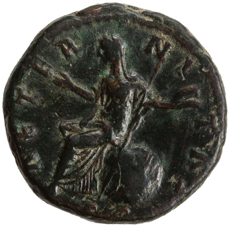 RIC III Antoninus Pius 1159a (dupondius), реверс, American Numismatic Society (ans)