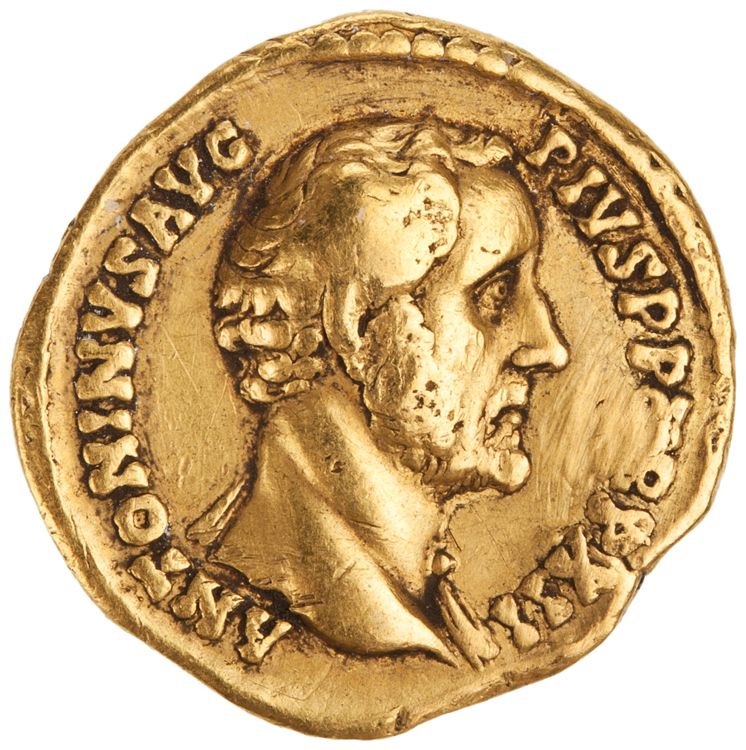 obverse RIC III Antoninus Pius 177b