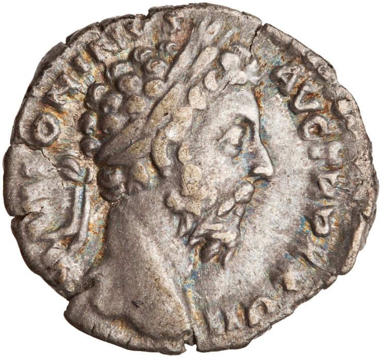 RIC III Marcus Aurelius 285, obverse, American Numismatic Society (ans)