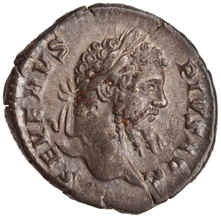 RIC IV Septimius Severus 207, аверс, American Numismatic Society (ans)