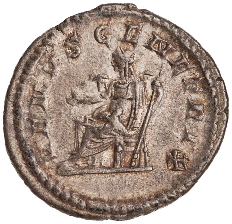 RIC IV Caracalla 388C (denarius), reverse, American Numismatic Society (ans)