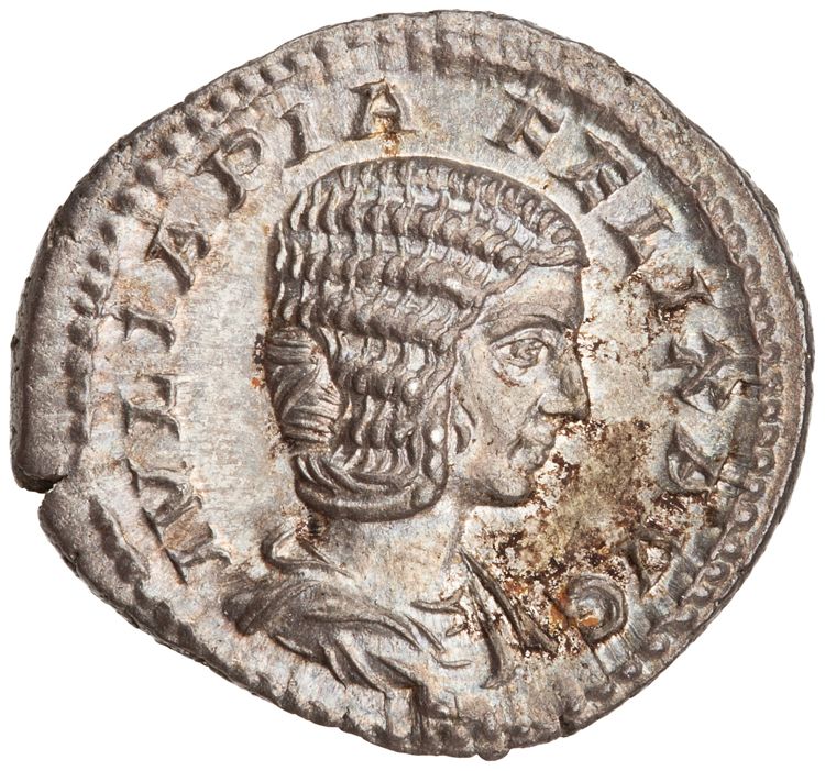 RIC IV Caracalla 388C (denarius), obverse, American Numismatic Society (ans)
