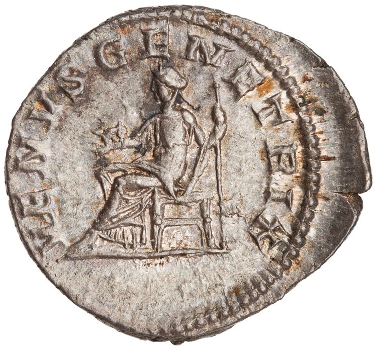 RIC IV Caracalla 388C (denarius), reverse, American Numismatic Society (ans)