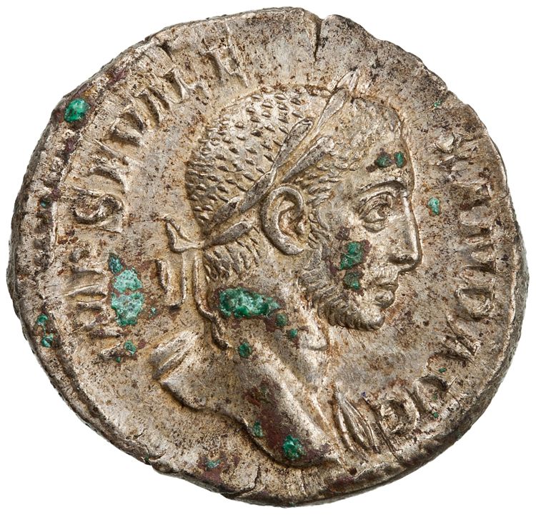 RIC IV Severus Alexander 190a, аверс, American Numismatic Society (ans)