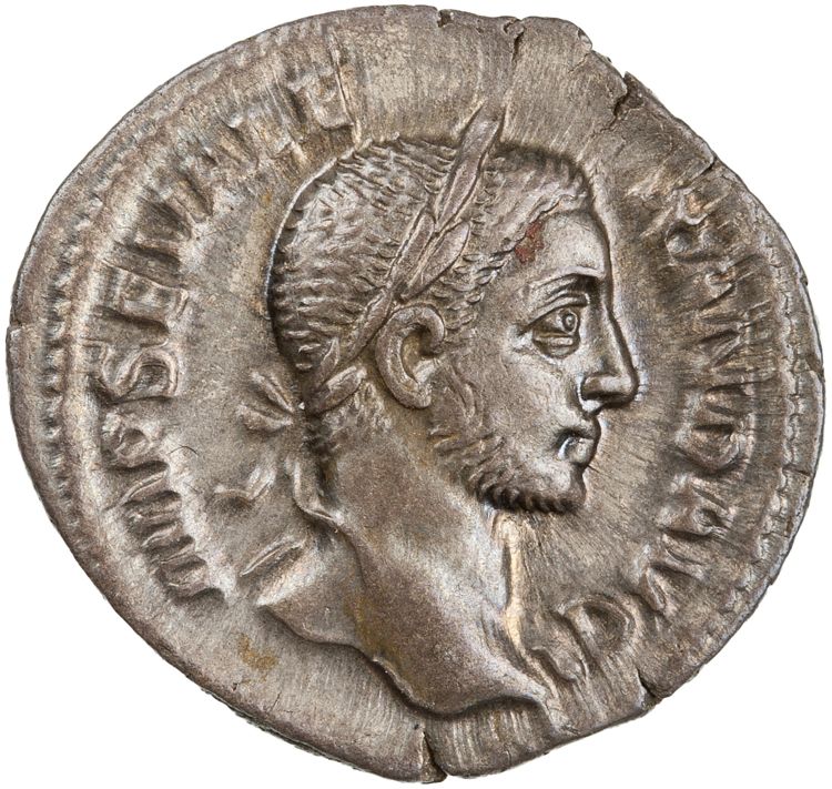RIC IV Severus Alexander 190a, аверс, American Numismatic Society (ans)