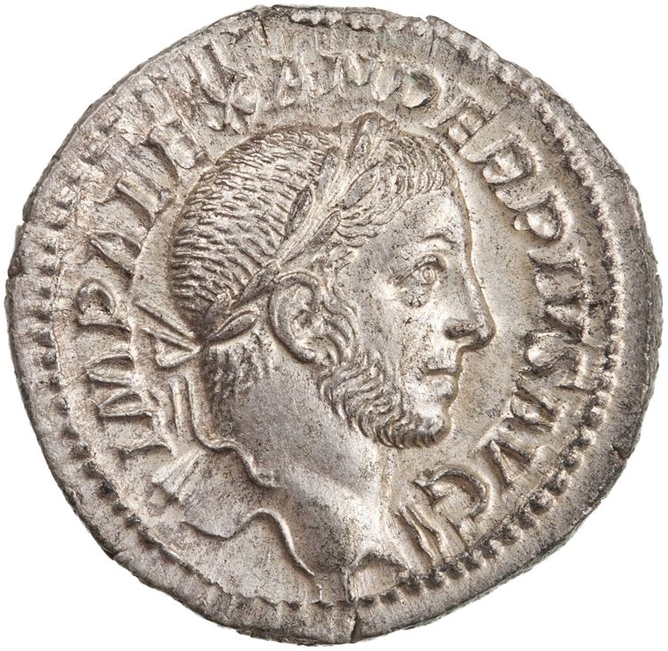 RIC IV Severus Alexander 250b, аверс, American Numismatic Society (ans)